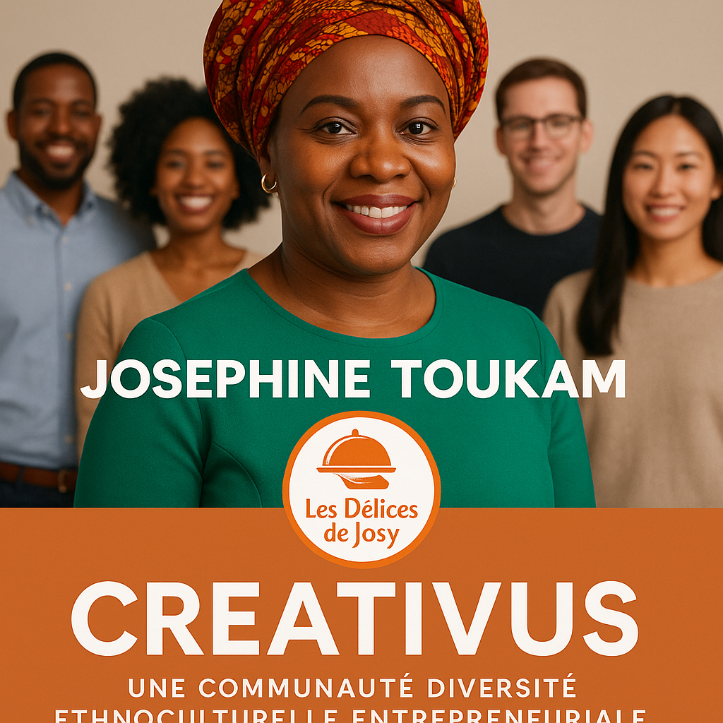 Josephine Toukam les delices de josy Creativus une communaute diversite ethnoculturelle entreprenariale