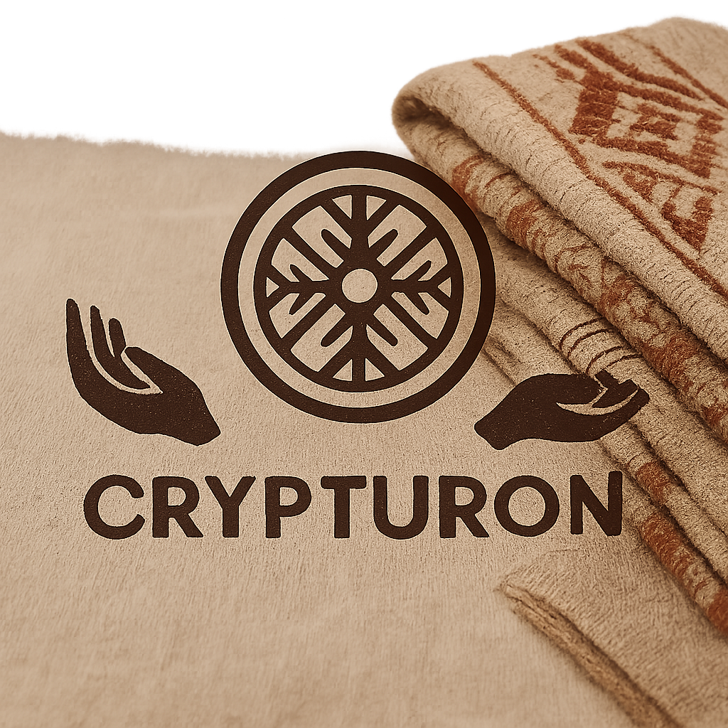 Logo Crypturon - Partenaire de tissus et vêtements traditionnels pour Les Délices de Josy